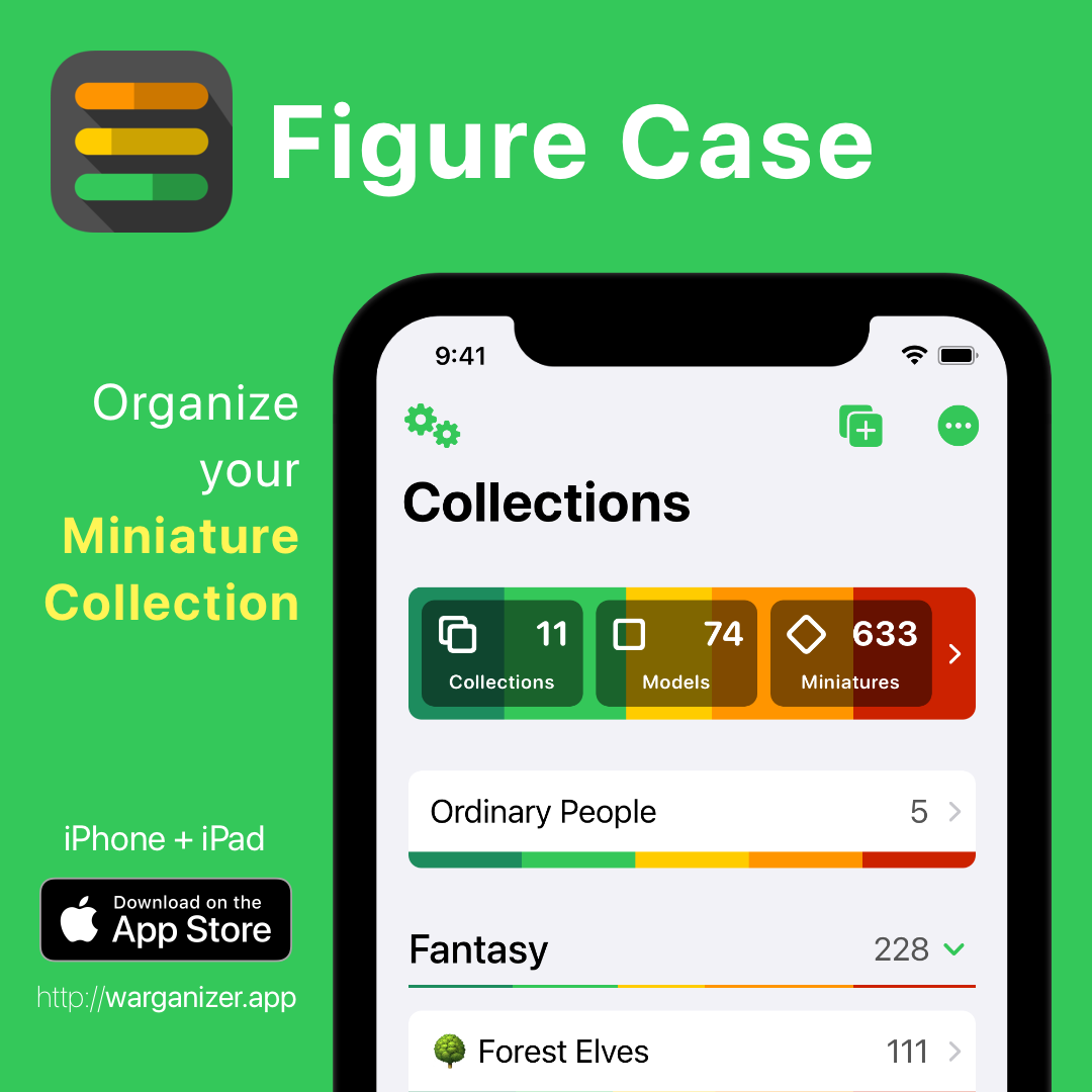 Figure Case - Organize your tabletop miniature collection